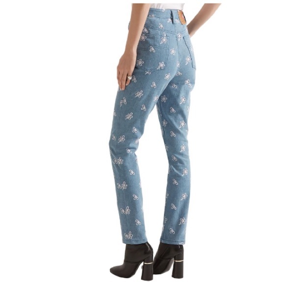 MARC JACOBS Broderie anglaise high-rise jeans - Picture 4 of 4